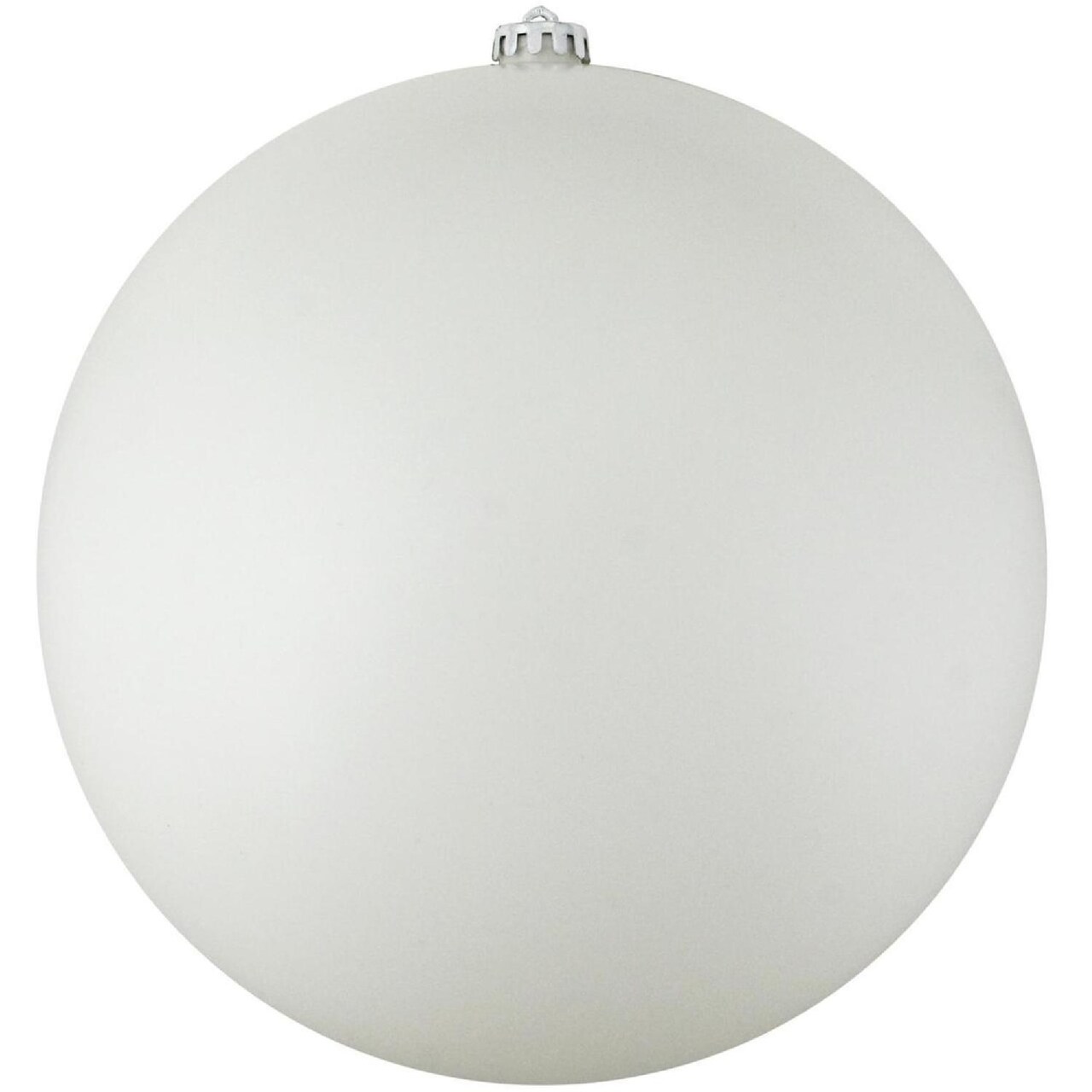 Northlight Matte White Shatterproof Christmas Ball Ornament 8" (200mm)